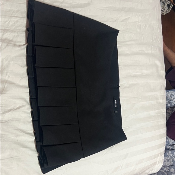 Misbhv Dresses & Skirts - Elegant Black Pleated Mini Skirt
